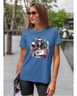 Koszulka License to Chill <br>Wino i relaks - Unisex, dla niej
