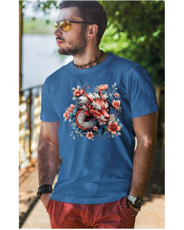 Koszulka Mistyczny Smok <br>Orientalna harmonia - Unisex, dla niego
