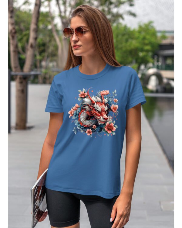 Koszulka Mistyczny Smok <br>Orientalna harmonia - Unisex, dla niej