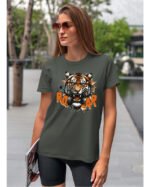 Koszulka Rycz jak tygrys, siła i dzikość – Unisex