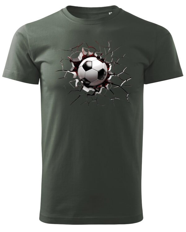 Koszulka Siła futbolu, „Piłka przebija wszystko” – Unisex