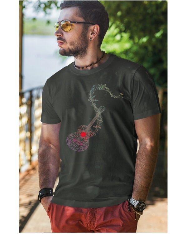 Koszulka Muzyka z duszy <br>Gitarowe wibracje - Unisex, dla niego