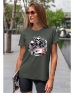 Koszulka License to Chill <br>Wino i relaks - Unisex, dla niej