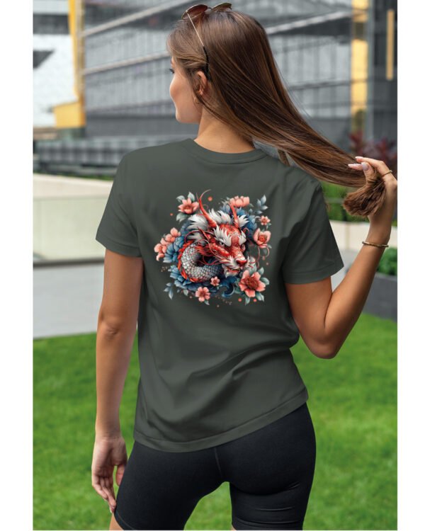 Koszulka Mistyczny Smok <br>Orientalna harmonia - Unisex, dla niej