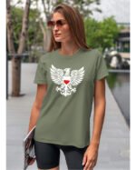 Patriotyczna Koszulka Unisex "Polski Orzeł" – symbol siły i wolności - Wybierz Kolor!