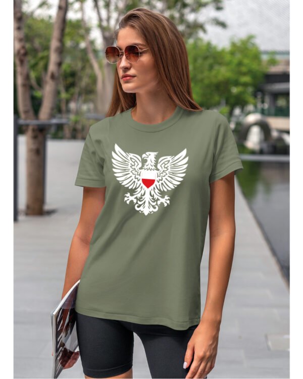 Patriotyczna Koszulka Unisex "Polski Orzeł" – symbol siły i wolności - Wybierz Kolor!
