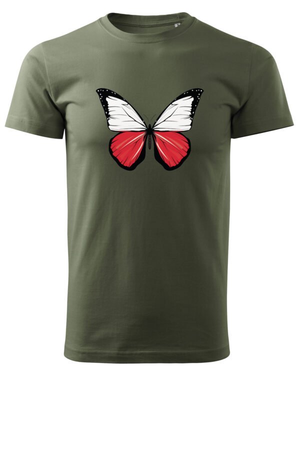 Patriotyczna Koszulka Unisex "Polski Motyl wolności" – Wybierz Kolor!