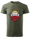 Patriotyczna Koszulka Unisex "Polski Królewski Wilk" – Wybierz Kolor!