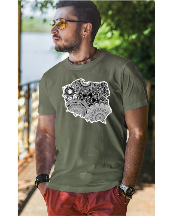 Patriotyczna Koszulka Unisex "Artystyczna Polska" – Wybierz Kolor!