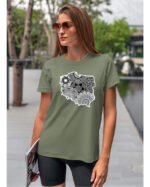 Patriotyczna Koszulka Unisex "Artystyczna Polska" – Wybierz Kolor!