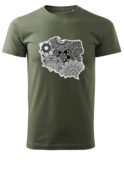 Patriotyczna Koszulka Unisex "Artystyczna Polska" – Wybierz Kolor!