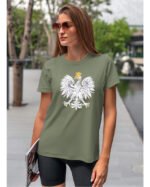 Patriotyczna Koszulka Unisex "Biały Orzeł" – Wybierz Kolor!