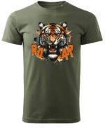 Koszulka Rycz jak tygrys, siła i dzikość – Unisex