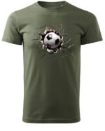 Koszulka Siła futbolu, „Piłka przebija wszystko” – Unisex