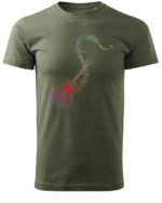 Koszulka Muzyka z duszy <br>Gitarowe wibracje - Unisex, dla niej