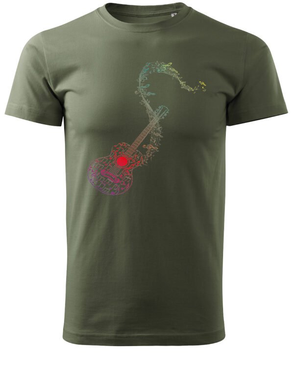 Koszulka Muzyka z duszy <br>Gitarowe wibracje - Unisex, dla niej