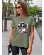 Koszulka License to Chill <br>Wino i relaks - Unisex, dla niej