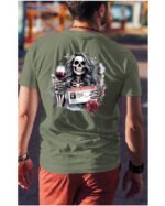 Koszulka License to Chill <br>Wino i relaks - Unisex, dla niego