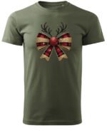 Świąteczna Koszulka “Kokarda Renifera” – Unisex