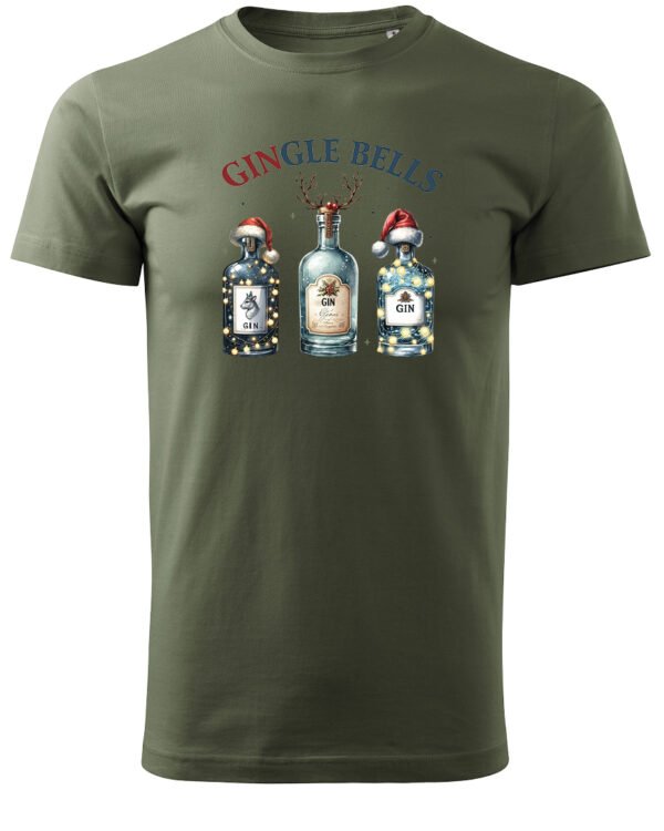 Świąteczna Koszulka “Gingle Bells – Ginowa Radość” – Unisex