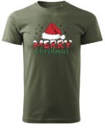 Świąteczna Koszulka “Merry Christmas – Czapka Mikołaja” – Unisex