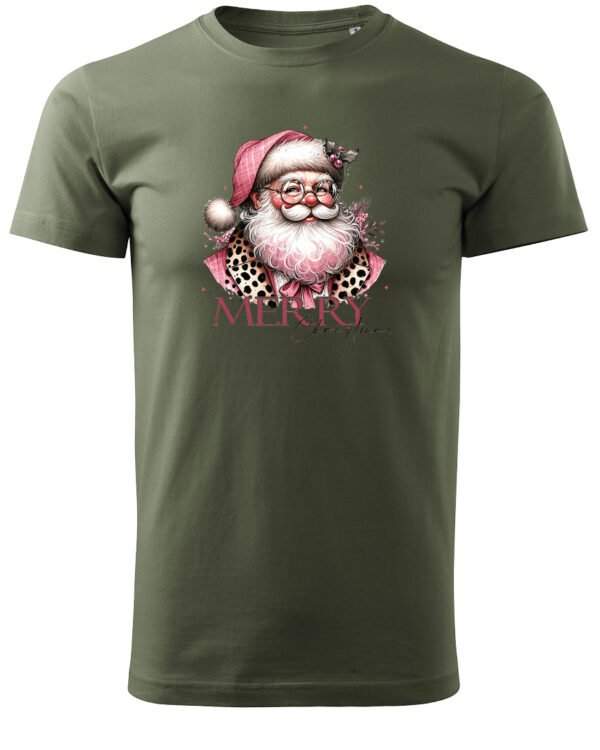 Świąteczna Koszulka “Stylowy Święty Mikołaj – Merry Christmas” – Unisex