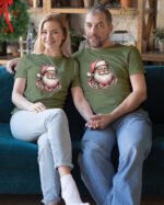 Świąteczna Koszulka “Stylowy Święty Mikołaj – Merry Christmas” – Unisex