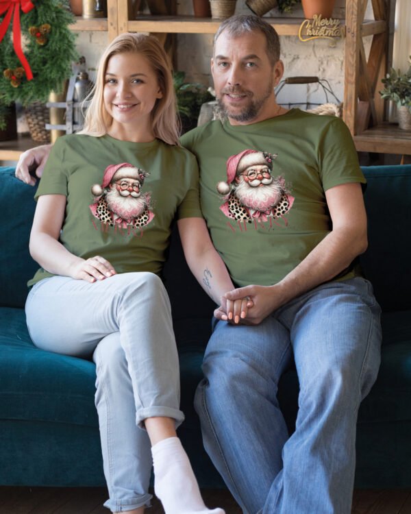 Świąteczna Koszulka “Stylowy Święty Mikołaj – Merry Christmas” – Unisex