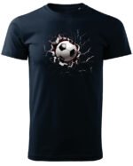 Koszulka Siła futbolu, „Piłka przebija wszystko” – Unisex