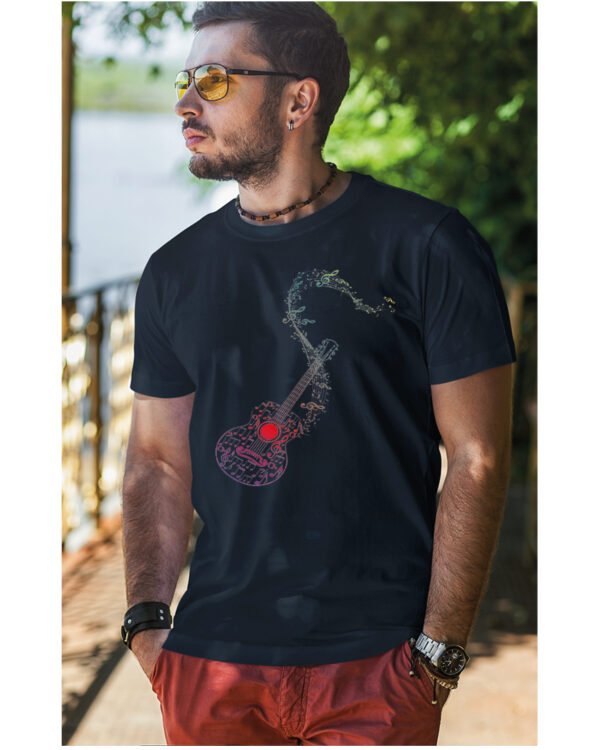 Koszulka Muzyka z duszy <br>Gitarowe wibracje - Unisex, dla niego