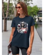Koszulka License to Chill <br>Wino i relaks - Unisex, dla niej