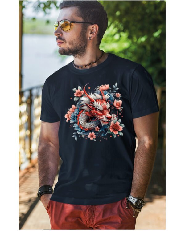 Koszulka Mistyczny Smok <br>Orientalna harmonia - Unisex, dla niego