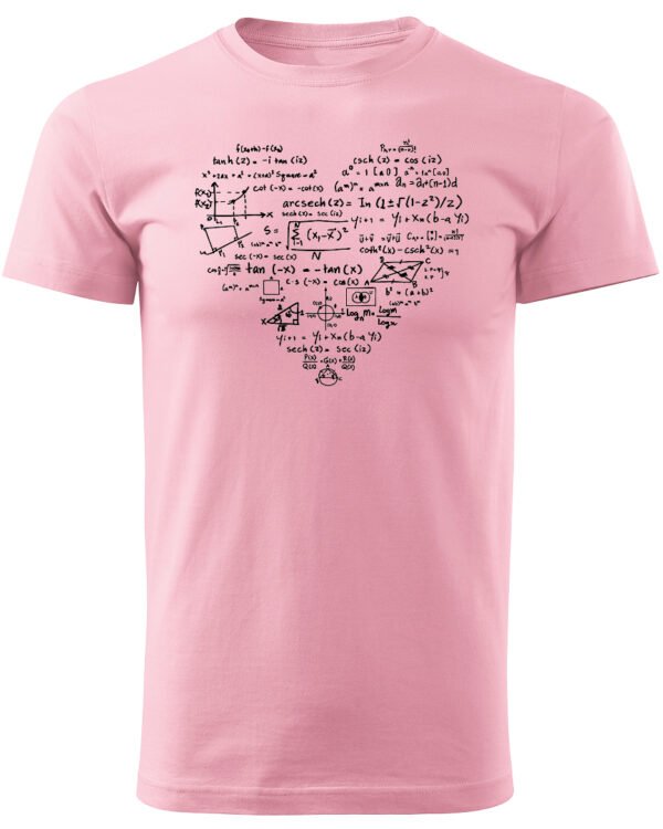 Koszulka Matematyczne serce, dla miłośników liczb – edycja Midnight, Unisex