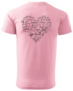 Koszulka Matematyczne serce, dla miłośników liczb – edycja Midnight, Unisex