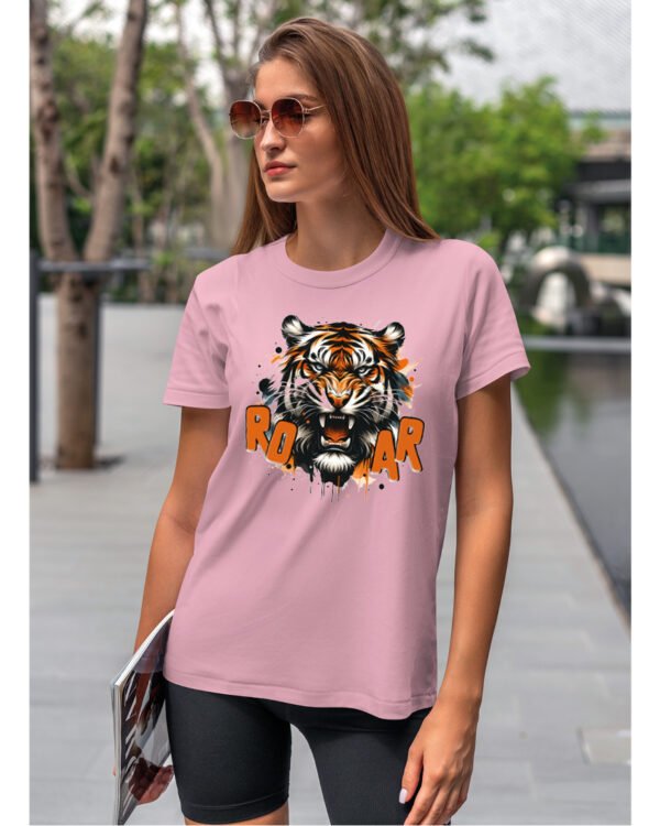 Koszulka Rycz jak tygrys, siła i dzikość – Unisex