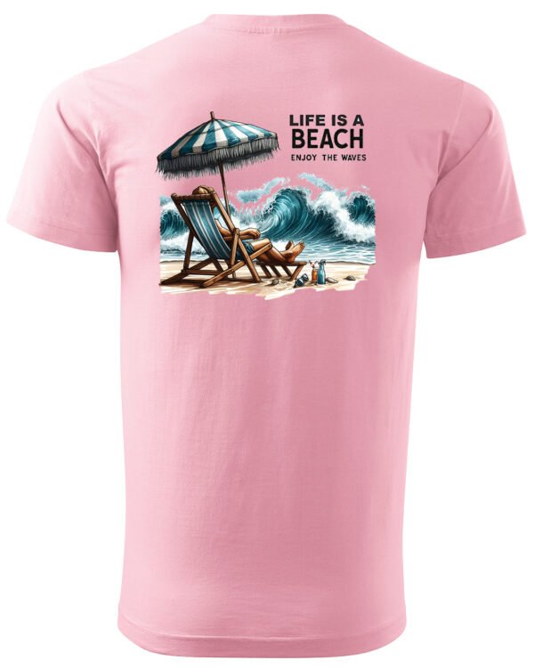 Koszulka Life is a Beach <br>Enjoy the waves - Unisex, dla niego