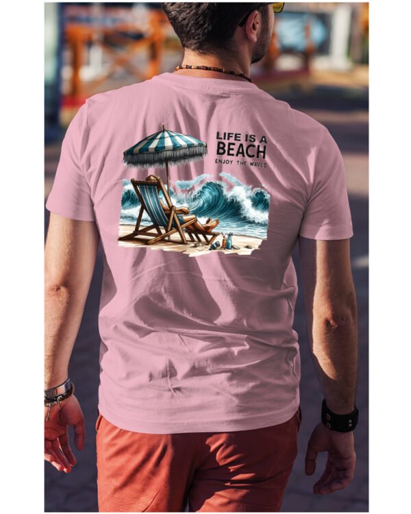 Koszulka Life is a Beach <br>Enjoy the waves - Unisex, dla niego