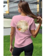 Koszulka Muzyczna harmonia <br>Nuty i kwiaty - Unisex, dla niej