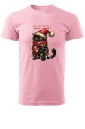 Świąteczna Koszulka “Kot - Meowy & Bright” – Unisex