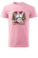 Świąteczna Koszulka “Let It Snow – Wesoły Bałwanek” – Unisex