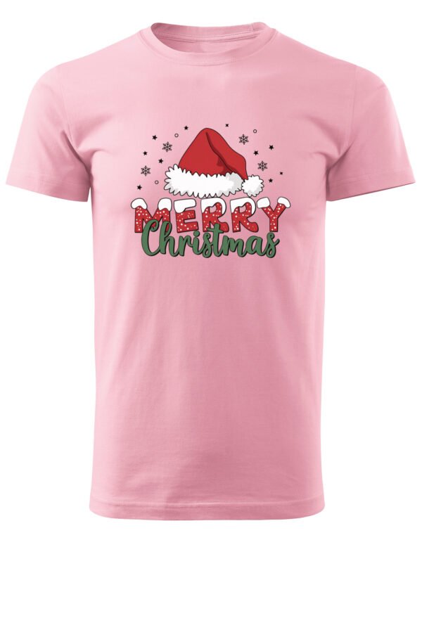 Świąteczna Koszulka “Merry Christmas – Czapka Mikołaja” – Unisex