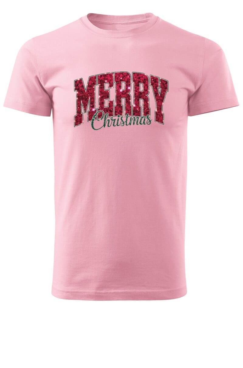 Świąteczna Koszulka “Merry Christmas – Błyszcząca Magia” – Unisex