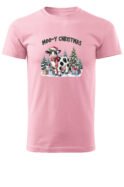 Świąteczna Koszulka “Moo-y Christmas – Świąteczna Krówka" – Unisex