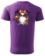 Halloweenowa Koszulka Unisex "Stylowy Duch" – Wybierz Kolor!