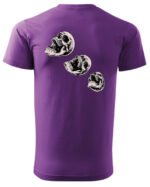 Halloweenowa Koszulka Unisex "Skull Trio" – Wybierz Kolor!