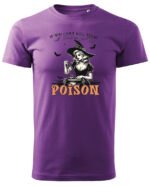 Halloweenowa Koszulka Unisex "Poison" – Wybierz Kolor!