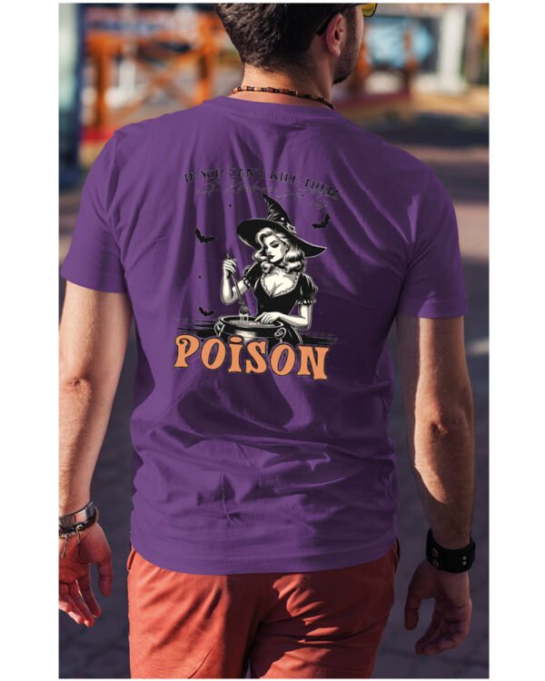 Halloweenowa Koszulka Unisex "Poison" – Wybierz Kolor!