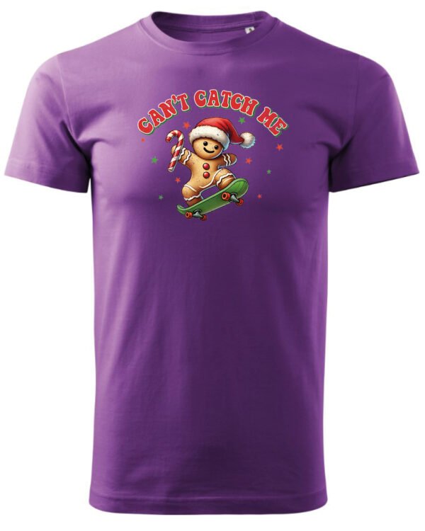 Świąteczna Koszulka “Can't Catch Me – Świąteczny Pierniczek” – Unisex