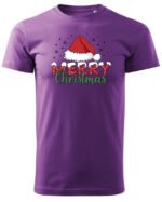 Świąteczna Koszulka “Merry Christmas – Czapka Mikołaja” – Unisex