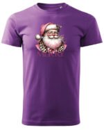 Świąteczna Koszulka “Stylowy Święty Mikołaj – Merry Christmas” – Unisex
